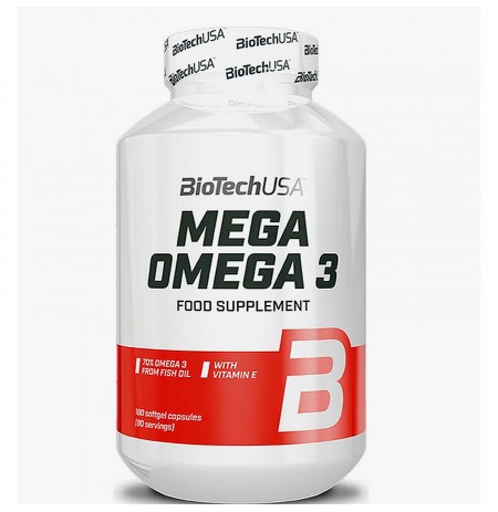 BIOTECH USA MEGA OMEGA 3 90-180 Capsules