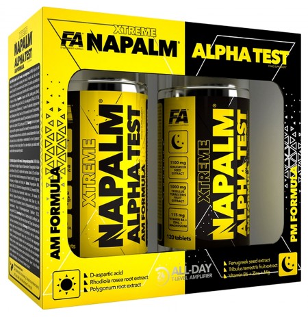 FA NAPALM ALPHA TEST AM+PM 240 Tablets