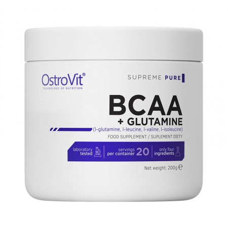 OSTROVIT®  BCAA + GLUTAMINE 200 G / 0,44 LB