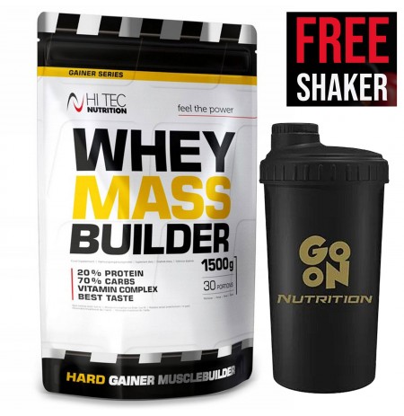 HI TEC WHEY MASS BUILDER 1500-3000G / 3.31-6.61  lb