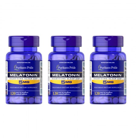 PURITAN'S PRIDE MELATONIN 5MG 360 TABLETS