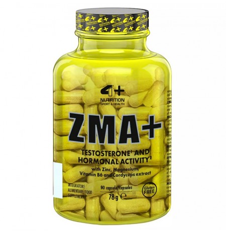 4+ NUTRITION ZMA+ 120 CAPSULES