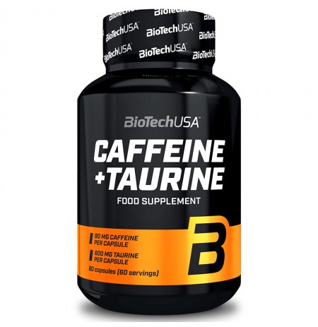 BIOTECH USA CAFFEINE + TAURINE 60 Capsules